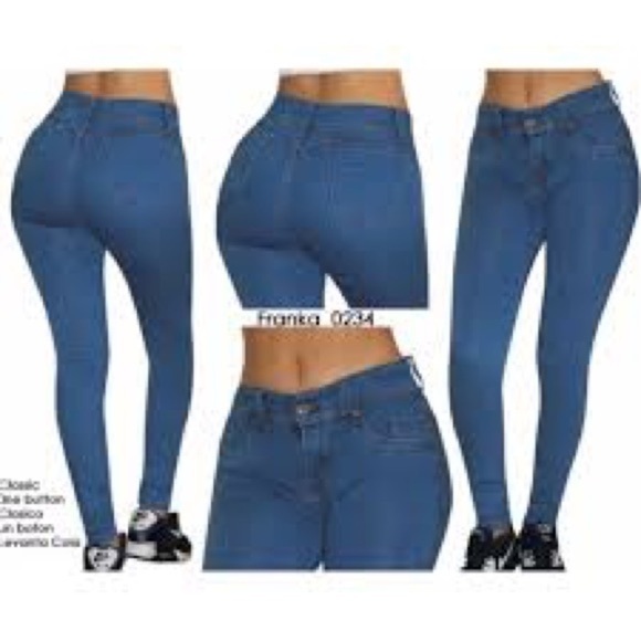 Franka Colombian Butt Lifting Jeans Size 3 New With Tags - Picture 1 of 6